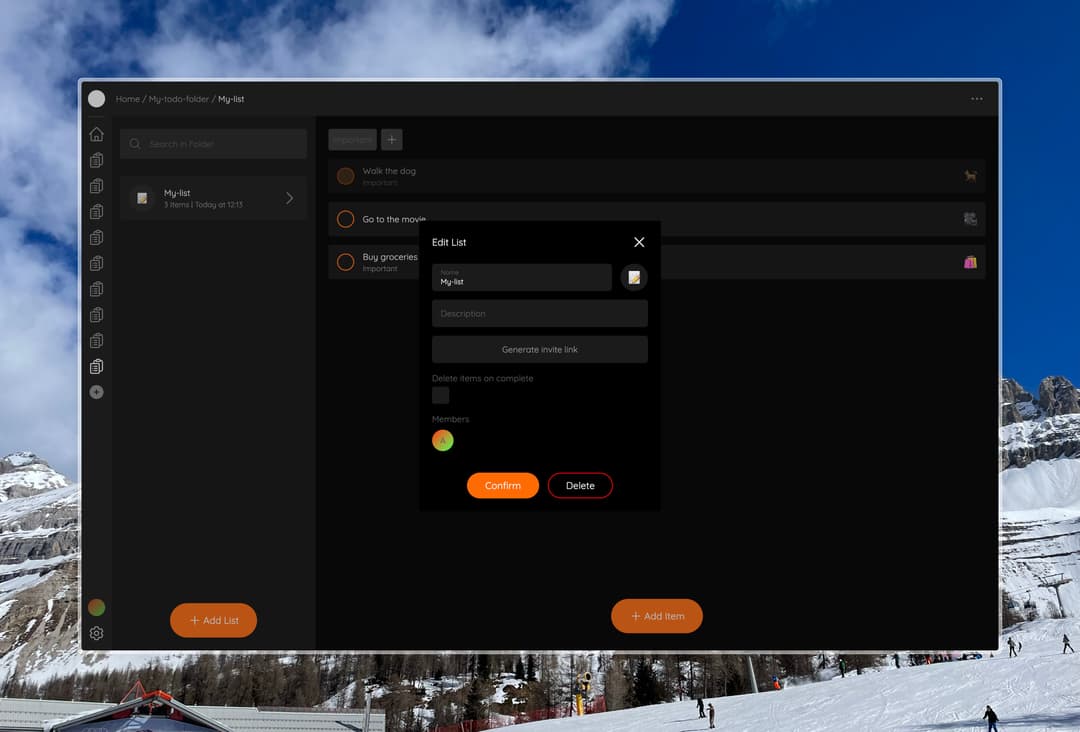 Picture of the featured project